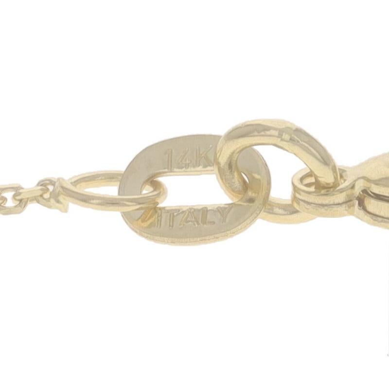 Yellow Gold Diamond Halo Pendant Necklace - 14k Round 1.08ctw GIA Adjustable For Sale 1