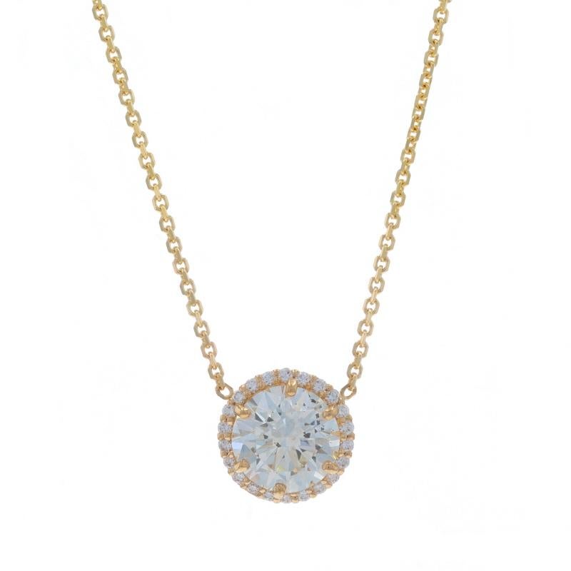 Metal Content: 14k Yellow Gold

Stone Information
Natural Diamond
Carat(s): 1.24ct
Cut: Round Brilliant
Color: J
Clarity: I1
Certified by: GIA eReport
Report Number: 5231357548

Natural Diamonds
Carat(s): .11ctw
Cut: Round Brilliant
Color: