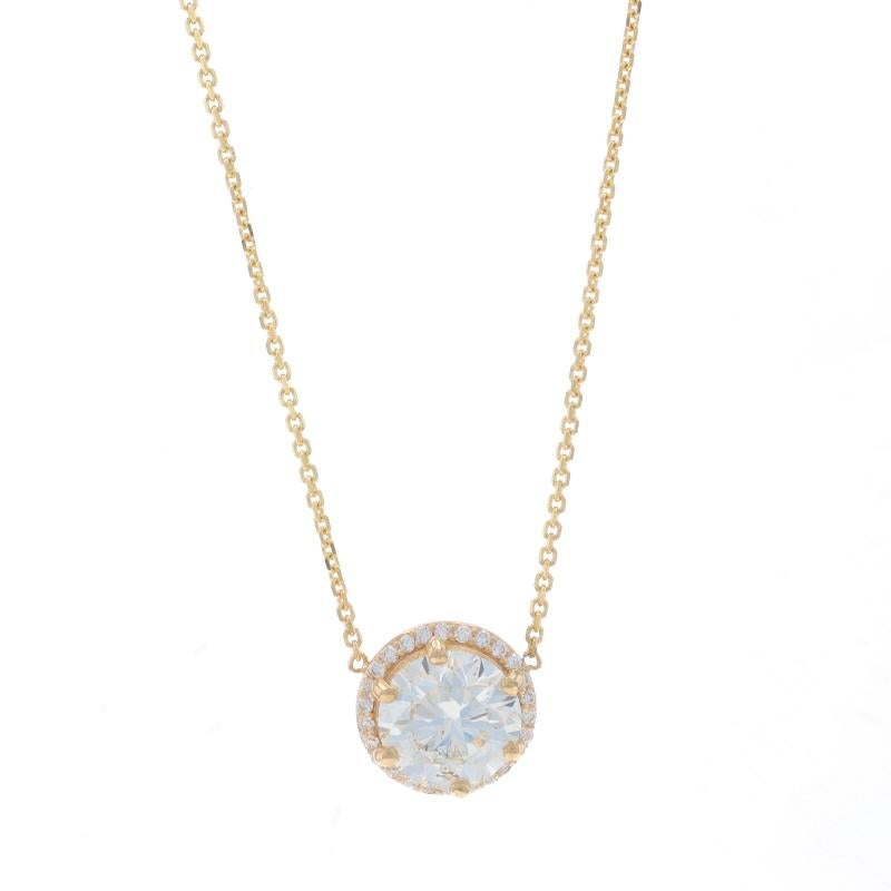 Metal Content: 14k Yellow Gold

Stone Information

Natural Diamond
Carat(s): 2.00ct
Cut: Round Brilliant
Color: K
Clarity: SI2
Certified by: GIA
Report Number: 2306247379

Natural Diamonds
Carat(s): .14ctw
Cut: Round Brilliant
Color: G
Clarity: VS1