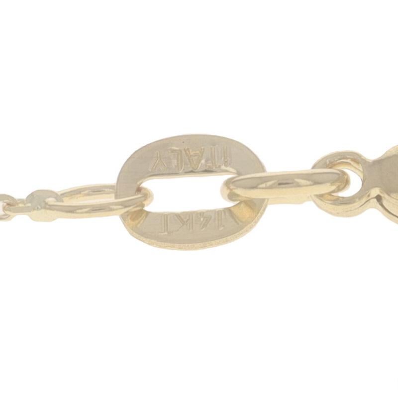 Halskette aus Gelbgold mit Diamant-Halo-Anhänger - 14k rund .77ctw Verstellbar 1