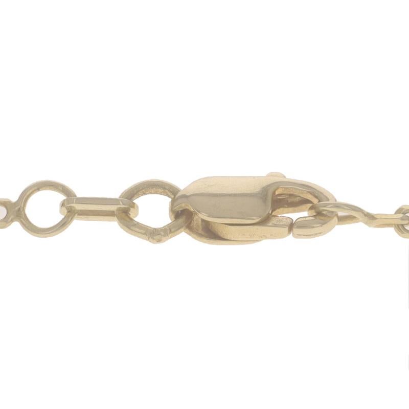 Collier Halo en or jaune avec diamants en forme de coeur - 14k Princesse 1.30ctw en vente 1