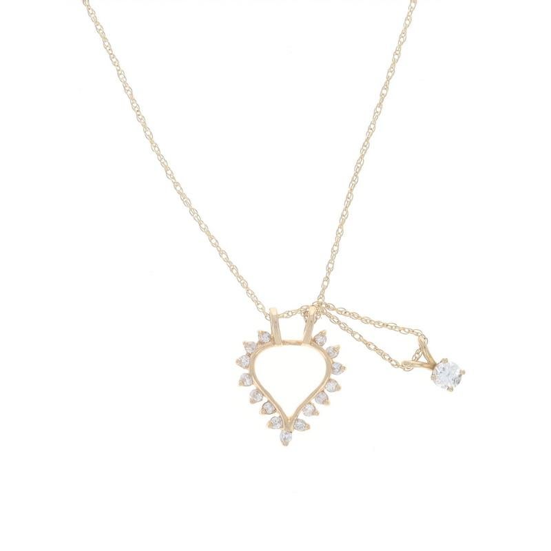 Collier diamant en or jaune 16