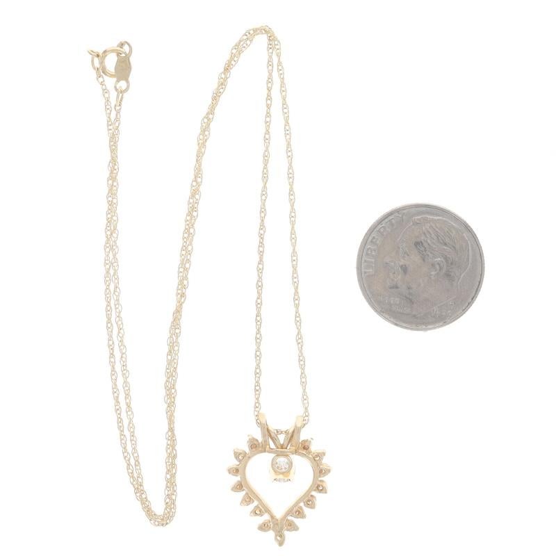 Collier diamant en or jaune 16