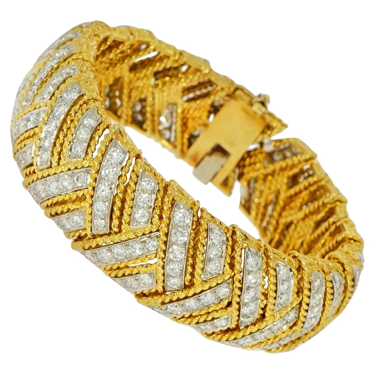 Harringbone Bracelet  18k Gold Fill main image 1