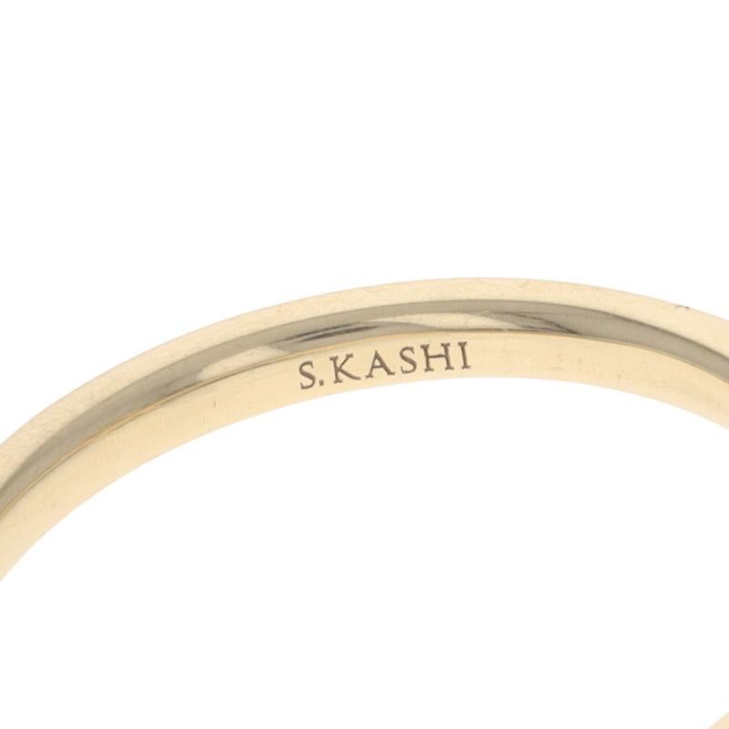 Gelbgold Diamant versteckt Halo Verlobungsring - 14k Oval 2,11ctw GIA im Angebot 1