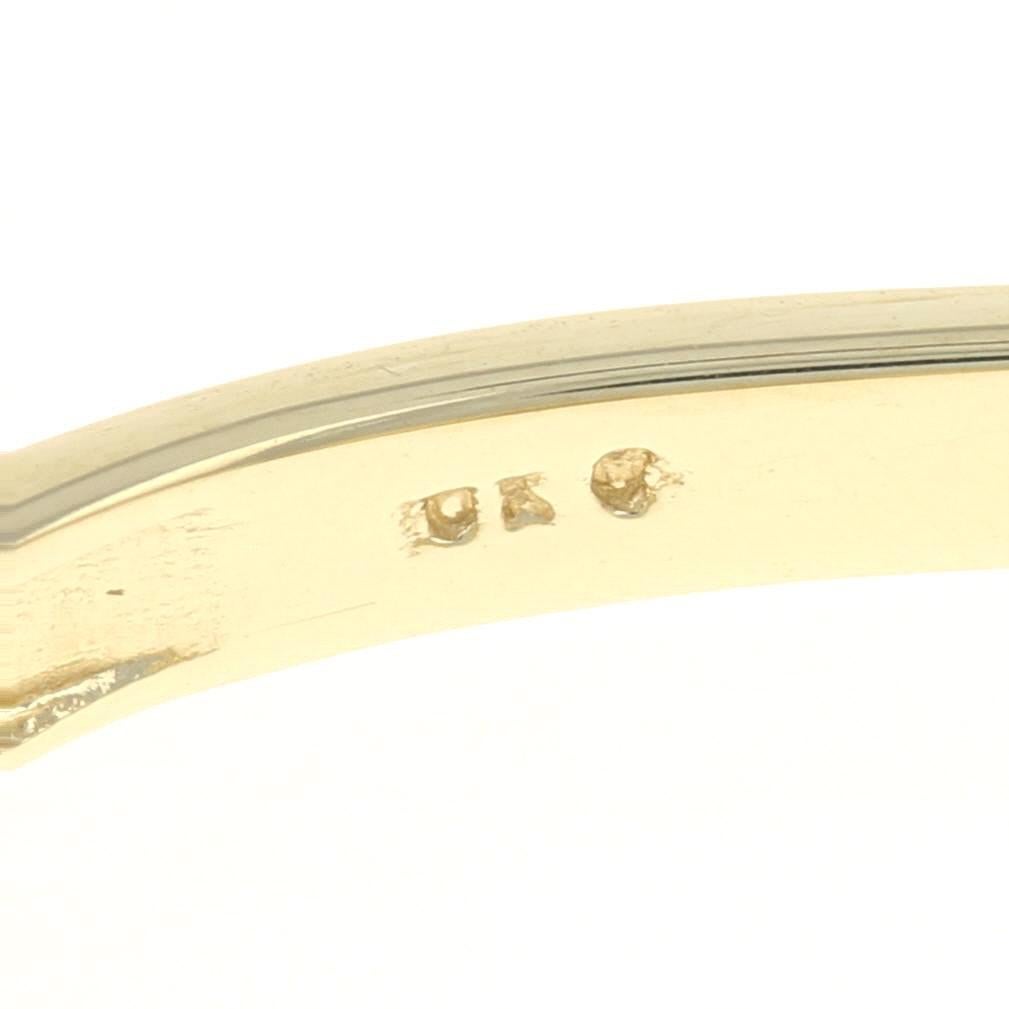 Round Cut Yellow Gold Diamond Hoop Earrings, 10k Round Brilliant .50ctw Champagne Brown