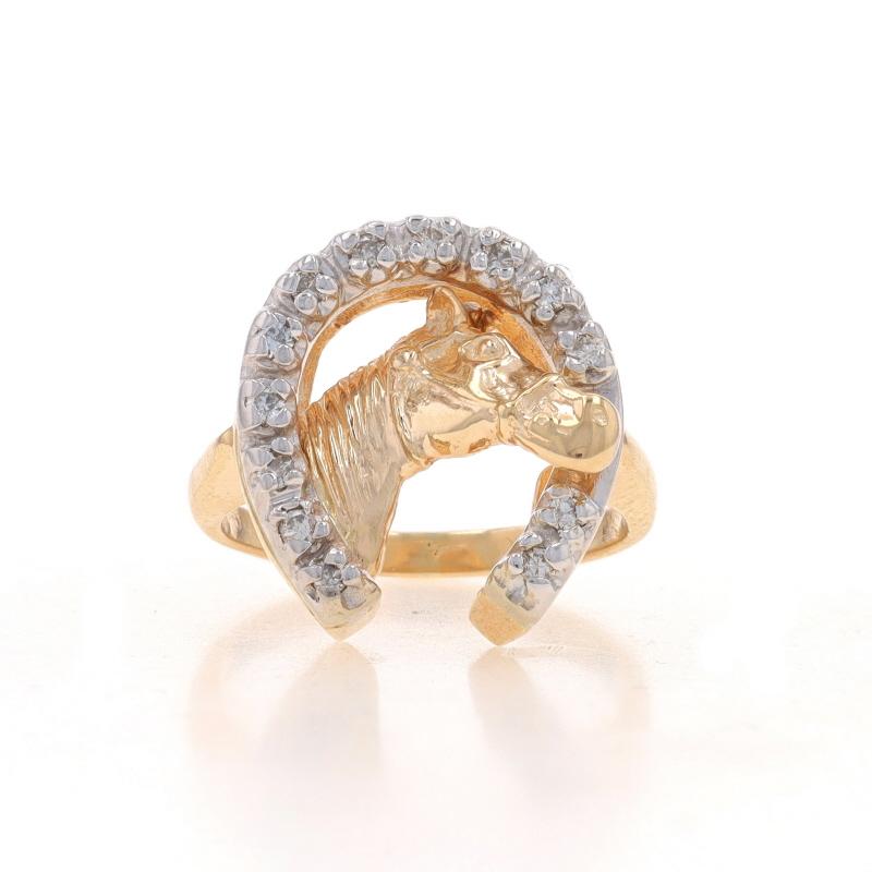 gold horseshoe ring