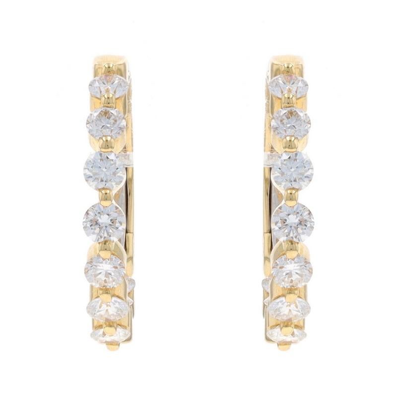 Contenuto del metallo: Oro giallo 14k

Informazioni su A. Stone

Diamanti naturali
Carati: 1.00ctw
Taglio: Rotondo brillante
Colore: G
Chiarezza: SI1

Carati totali: 1,00ctw

Stile: Cerchietto Inside-Out
Tipo di chiusura: Chiusura a
