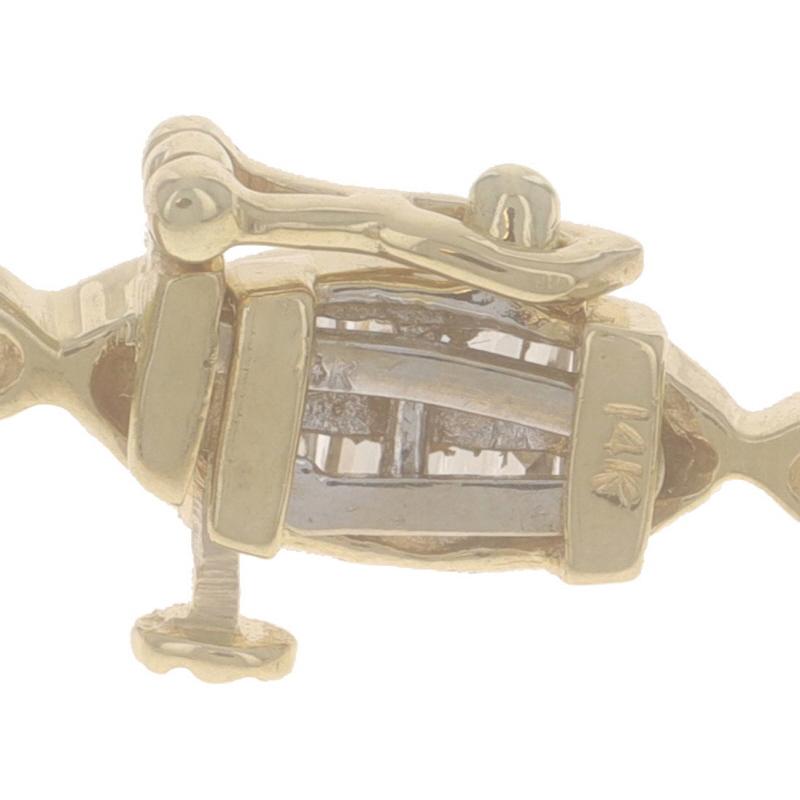 Bracelet de cheville à maillons en or jaune 9 1/4