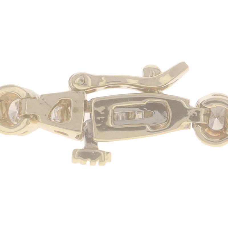 Bracciale A Link in oro giallo 7 1/4