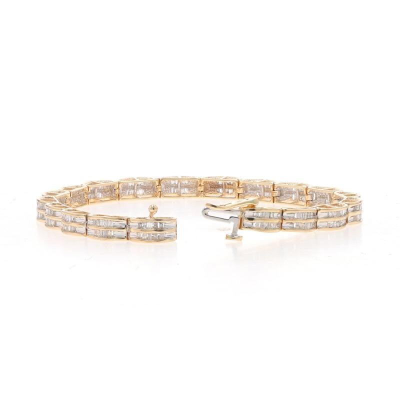 Bracciale A Link in oro giallo 7