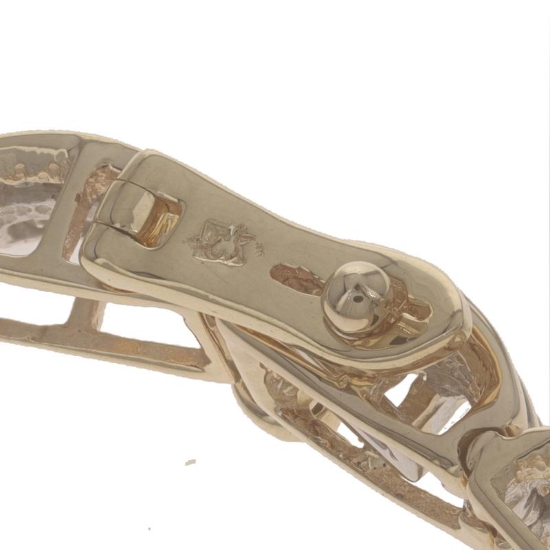 Bracciale A Link in oro giallo 7