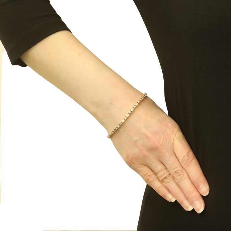 Gelbgold Diamant-Gliederarmband 7