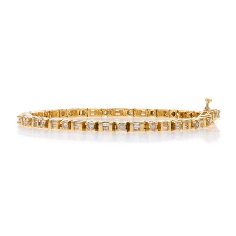 Gelbgold Diamant-Gliederarmband 7