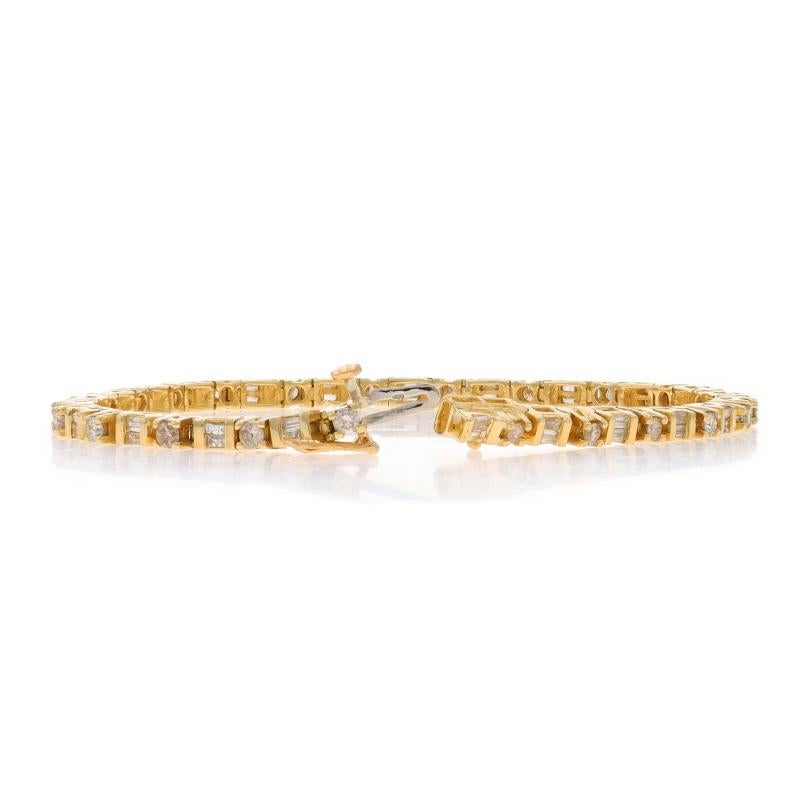 Gelbgold Diamant-Gliederarmband 7