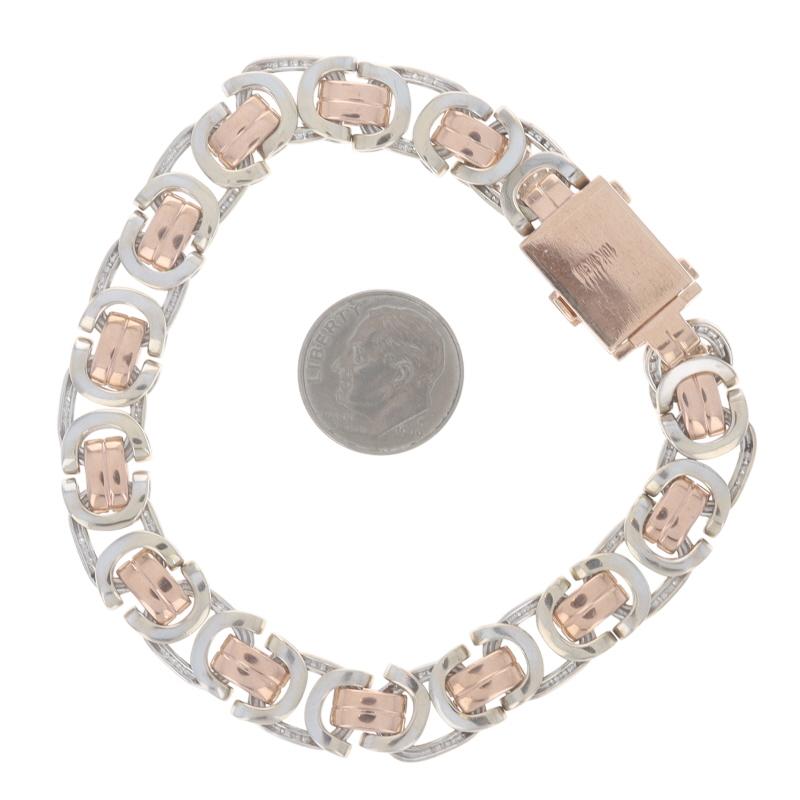 Bracciale A Link in oro giallo 8