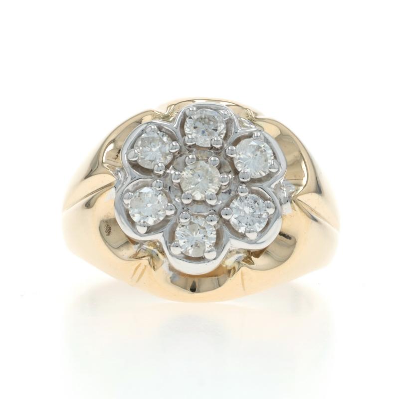 Dimensione: 10
Costo della taglia: Up 2 taglie per $60 o Down 1 taglia per $40

Contenuto metallico: Oro giallo 14k e oro bianco 14k

Informazioni su A. Stone

Diamanti naturali
Carati: 1.10ctw
Taglio: Rotondo brillante
Colore: G - H
Chiarezza: I1 -