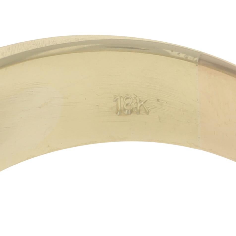 Bague pour homme en or jaune avec diamant - 18k Round Brilliant 1.00ctw Cluster Band en vente 2