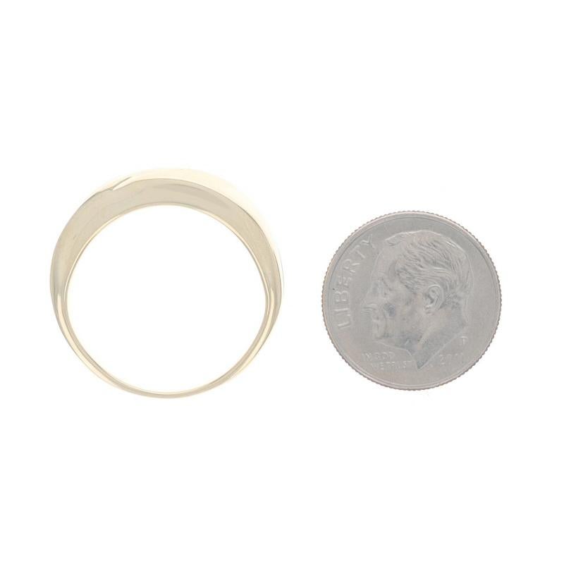 Alliance en or jaune pour homme avec diamant - 14k Round .25ctw Channel Set Ring en vente 1