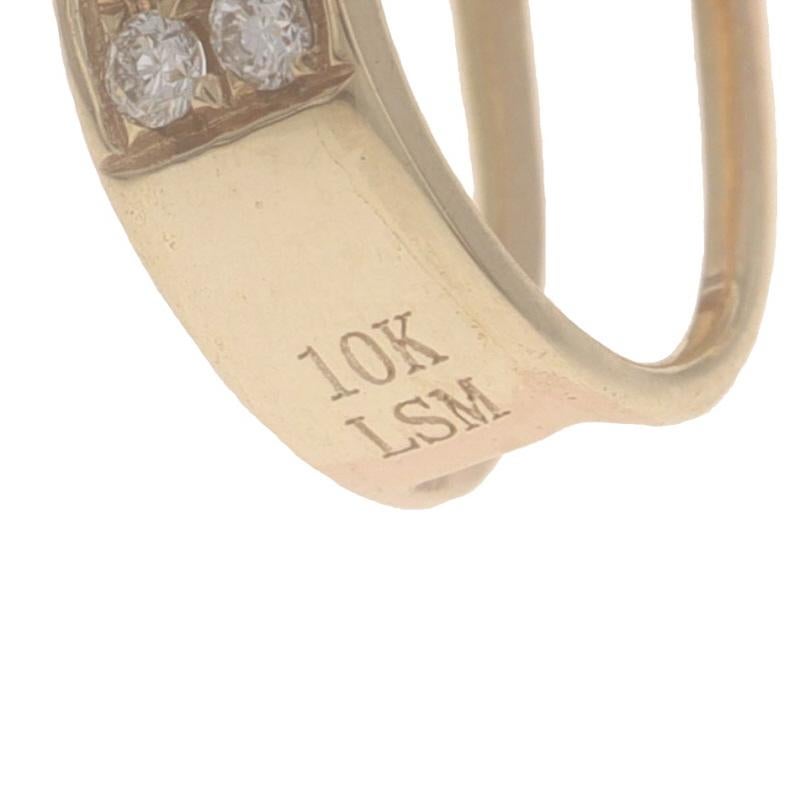 Women's or Men's Yellow Gold Diamond Nails Cross Men's Pendant - 10k Round 1.00ctw Faith Bling For Sale