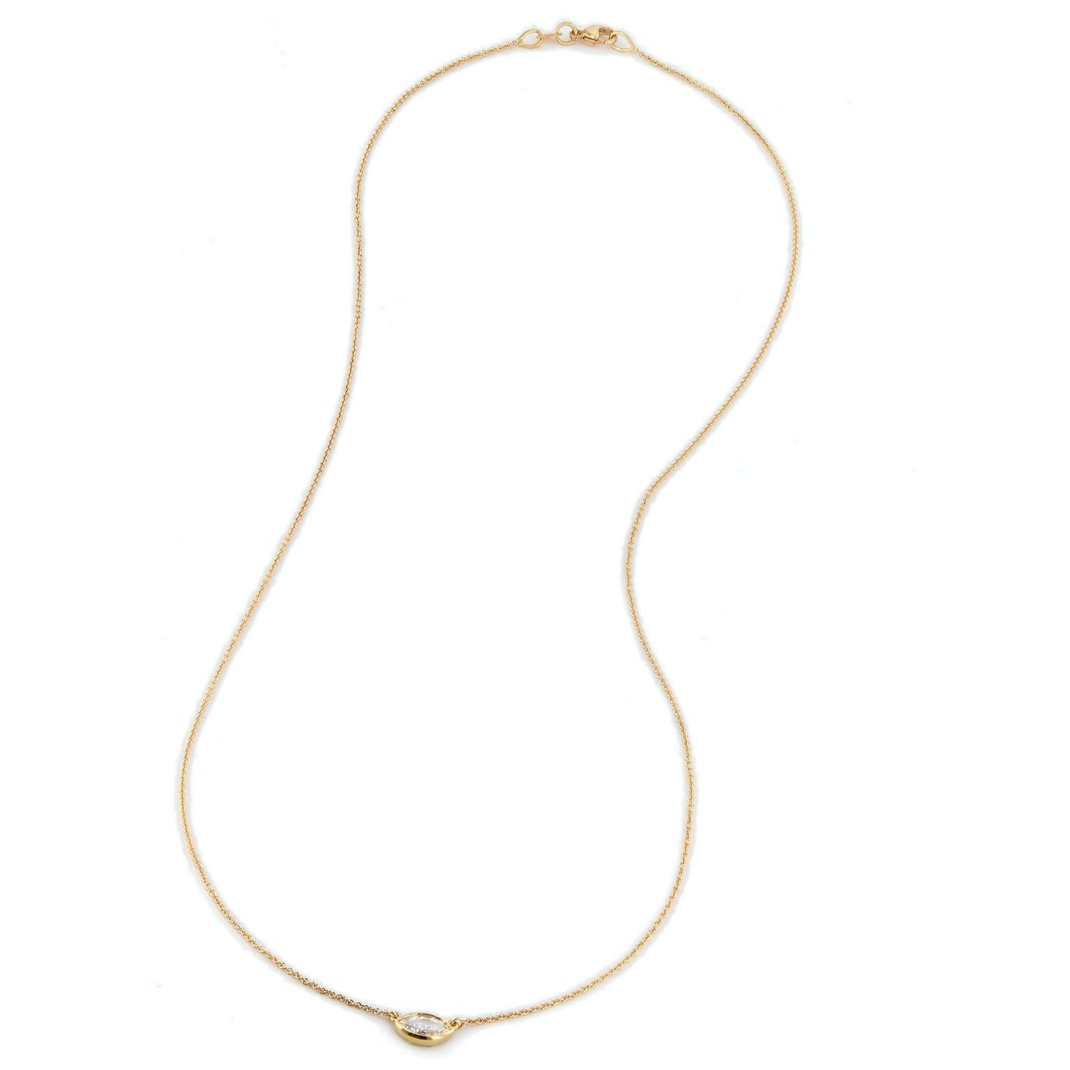 Women's Yellow Gold Diamond Necklace