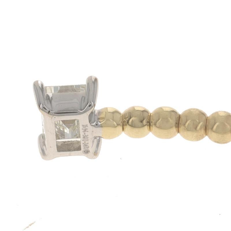 Flex-Armreif aus Gelbgold mit Diamanten und Negativraum Flex 6 1/4