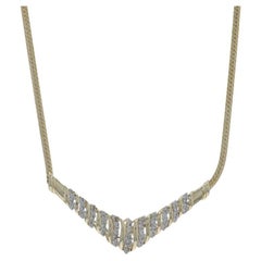 Yellow Gold Diamond Pendant Necklace 18" - 14k Round Brilliant 1.00ctw