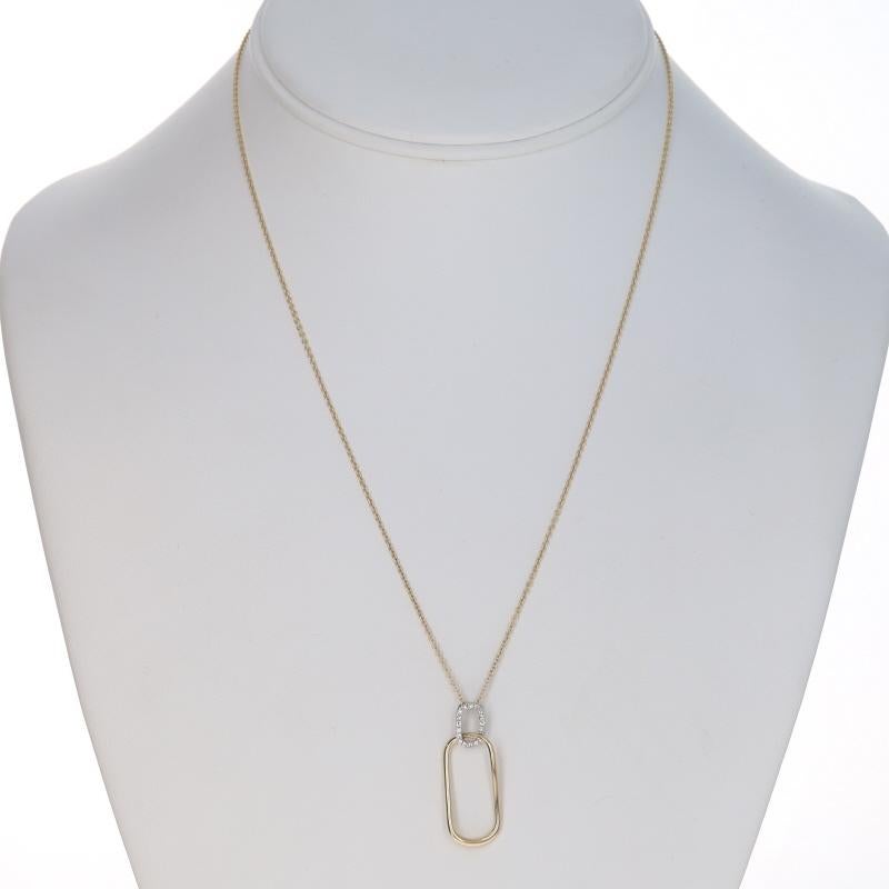 Collar Colgante Diamante Oro Amarillo 18