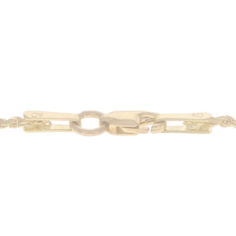 Gelbgold Diamant Plumeria Bar Halskette 16 3/4