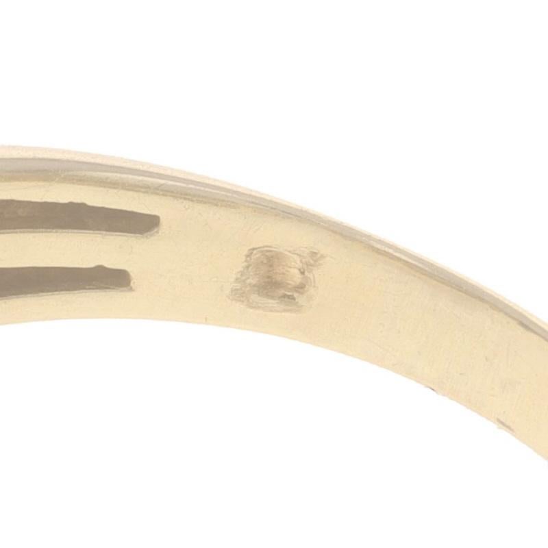 Yellow Gold Diamond Ring 10k Single Cut 1.00ctw Cluster im Angebot 3
