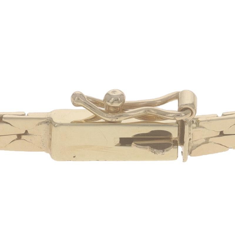 Bar-Armband aus Gelbgold mit Diamanten und Rubinen 7