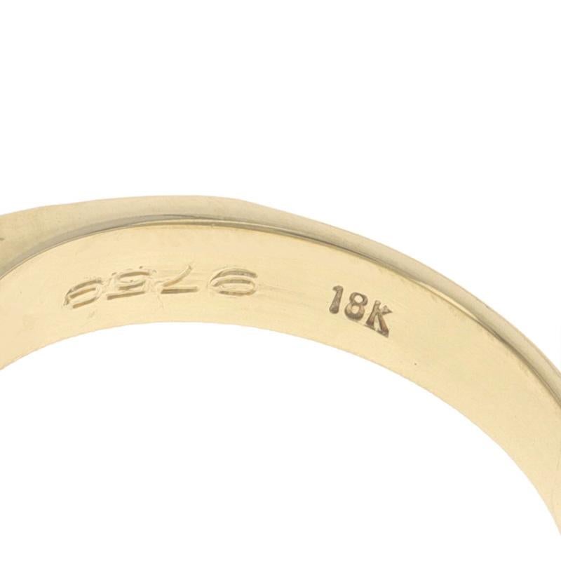 Yellow Gold Diamond & Sapphire Halo Ring - 18k Round Brilliant 1.28ctw In Good Condition For Sale In Greensboro, NC