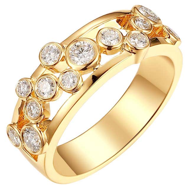 Tri-Color Rolling Ring with Diamonds For Sale at 1stDibs | tri color ...