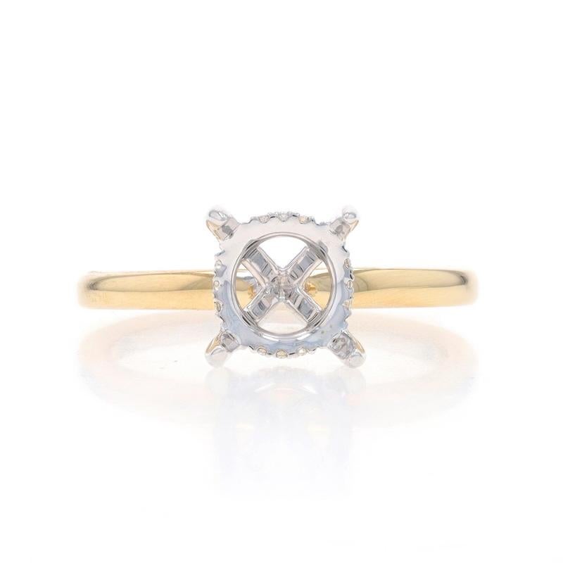 Taille : 6 1/2
Note : Veuillez nous contacter pour un devis de redimensionnement.

Contenu métallique : Or jaune 14k et or blanc 14k

Informations sur les pierres
Diamants naturels
Carat(s) : .08ctw
Coupe : Brillant rond
Couleur : G
Clarté :