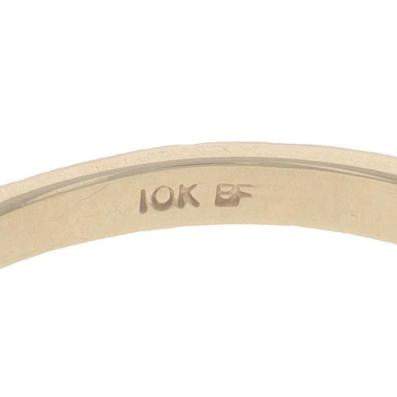 Gelbgold Diamant Solitär Verlobungsring - 10k Rund Brillant .20ct 1