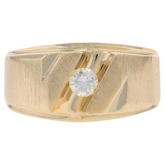 14k Gold Solitaire Rings