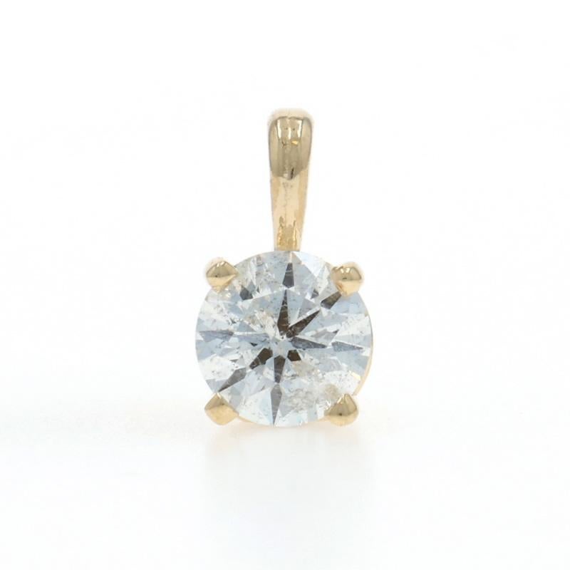 Contenuto del metallo: Oro giallo 14k

Informazioni su A. Stone

Diamante naturale
Carati: .38ct
Taglio: Rotondo brillante
Colore: F
Chiarezza: I1

Carati totali: .38ct

Stile: Solitario

Misure

Altezza della faccia (da nord a sud): 3/8