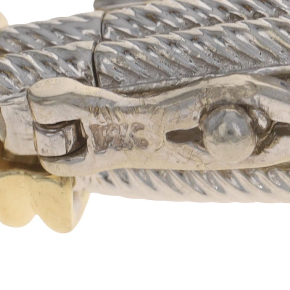 Bracelet en or jaune avec diamants 6 1/2