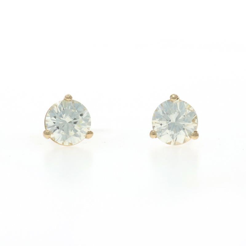 Contenuto del metallo: Oro giallo 14k

Informazioni su A. Stone

Diamanti naturali
Carati: .80ctw
Taglio: Rotondo brillante
Colore: S - AT&T
Chiarezza: VS2 - SI1

Carati totali: .80ctw

Stile: Borchia
Tipo di chiusura: Chiusura a