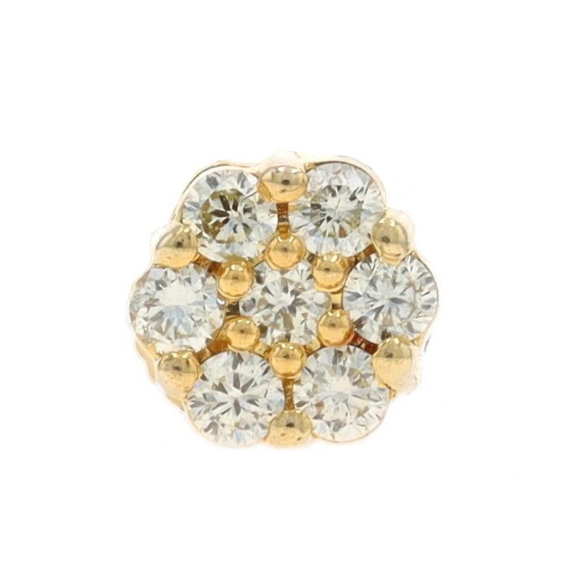 Metallgehalt: 10k Gelbgold

Informationen zu Stein
Natürliche Diamanten
Karat(e): .18ctw
Schliff: Runder Brillant
Farbe: S - T Hellgelb
Klarheit: SI2 - I1

Karat gesamt: .18ctw

Stil: Ohrstecker
Verschluss-Typ: Durchbohrter