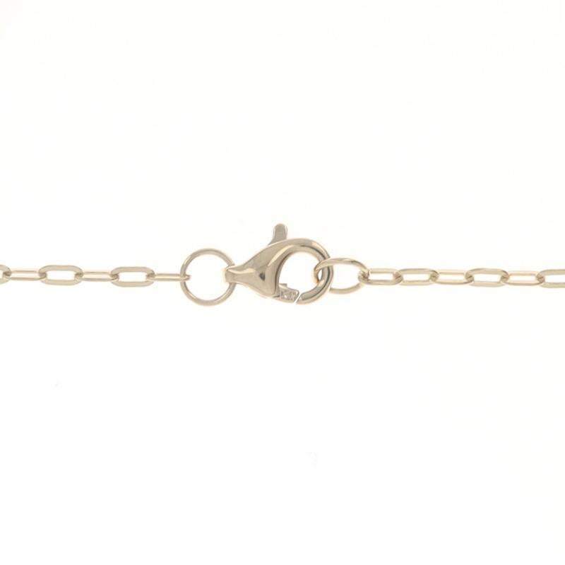 Collier en or jaune avec pendentif diamant en forme de soleil 17 1/2