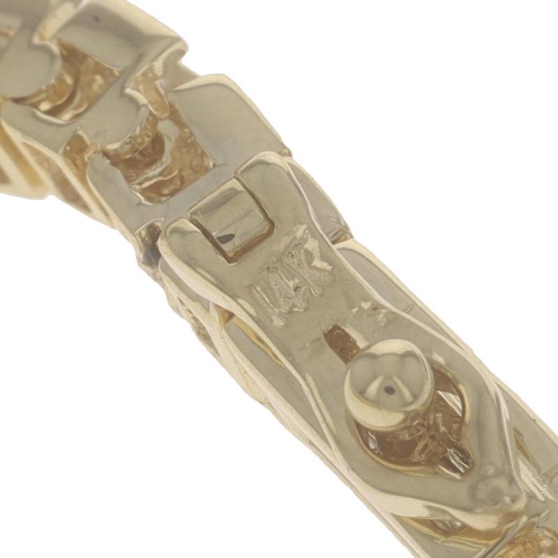 Yellow Gold Diamond Tennis Bracelet 7 1/4