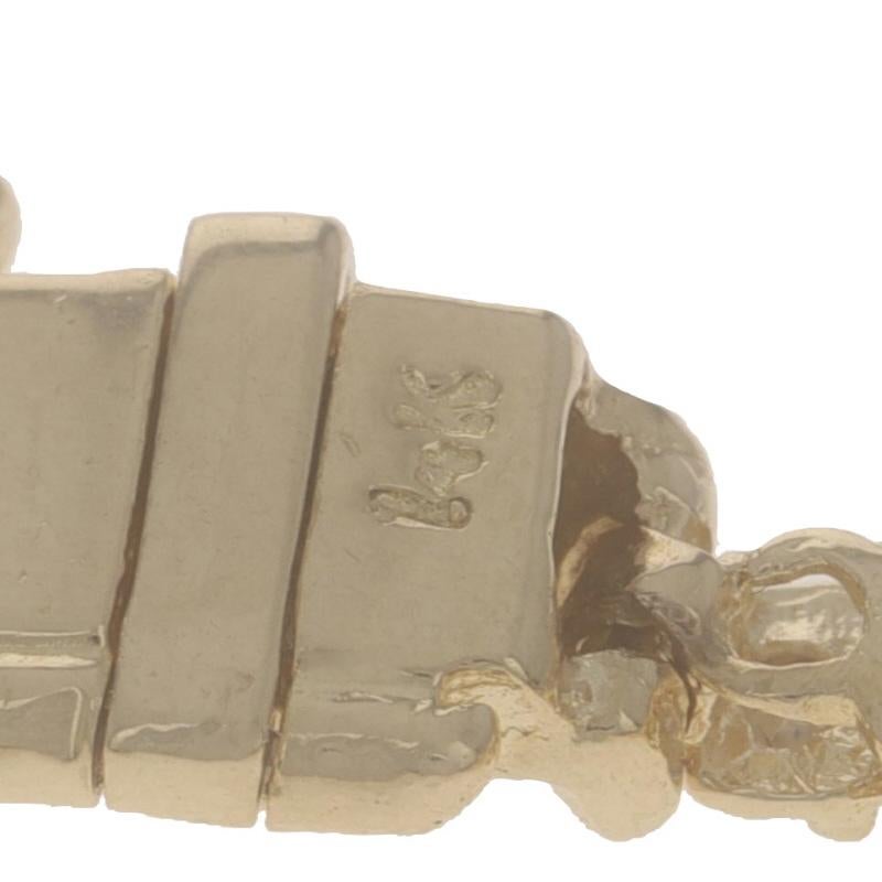 Yellow Gold Diamond Tennis Bracelet 7