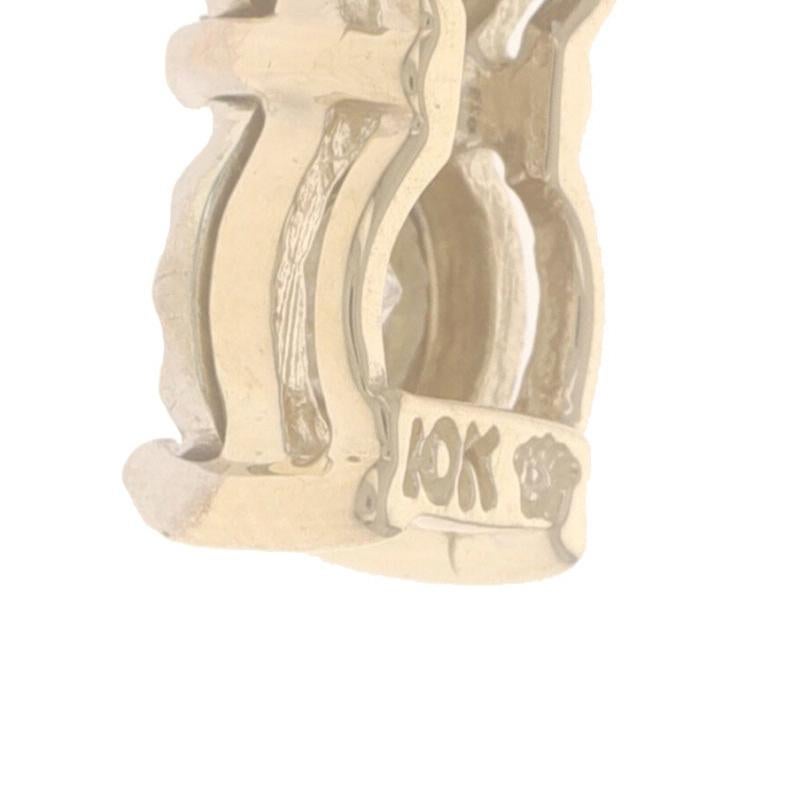 Pendentif voyage à trois pierres en or jaune - 10k Round Brilliant .25ctw Pour femmes en vente