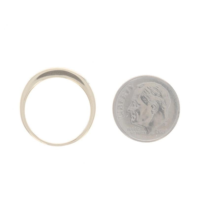 Zweireihiger Ring aus Gelbgold mit rundem Brillanten 14k rundem Brillanten .36ctw in Kanalfassung im Angebot 1