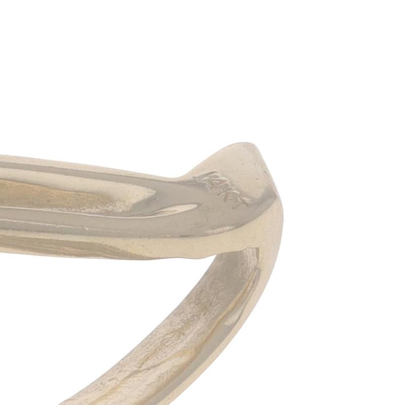 Women's Yellow Gold Diamond Two-Stone Slide Pendant 14k Round .30ctw Teardrop Ribbon For Sale