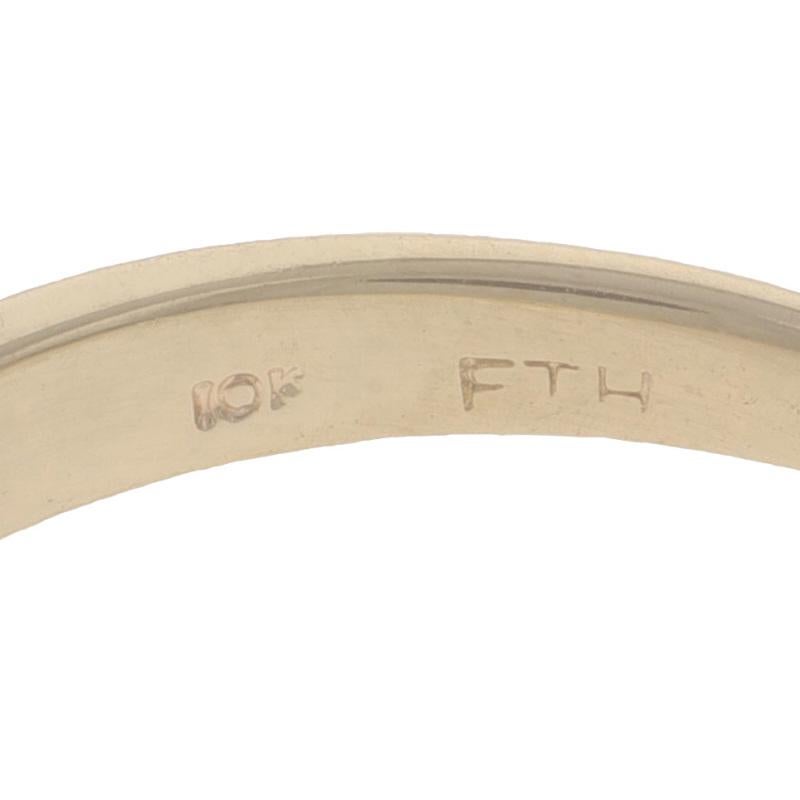 Yellow Gold Diamond Wedding Band - 10k Round Brilliant 1/4ctw Channel Set Ring 2