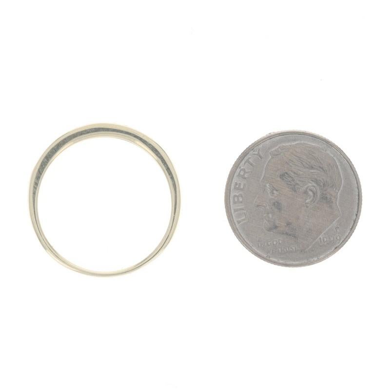Alianza de oro amarillo con diamantes - 10k Anillo brillante redondo .18ctw en venta 1