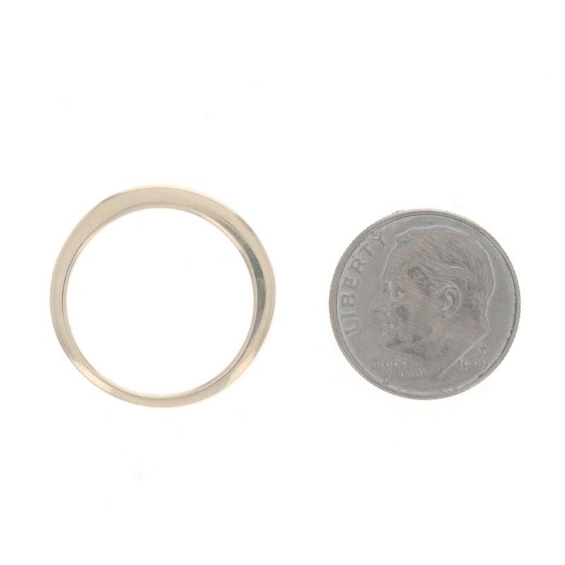 De las mujeres Yellow Gold Diamond Wedding Band - 10k Single Ring en venta