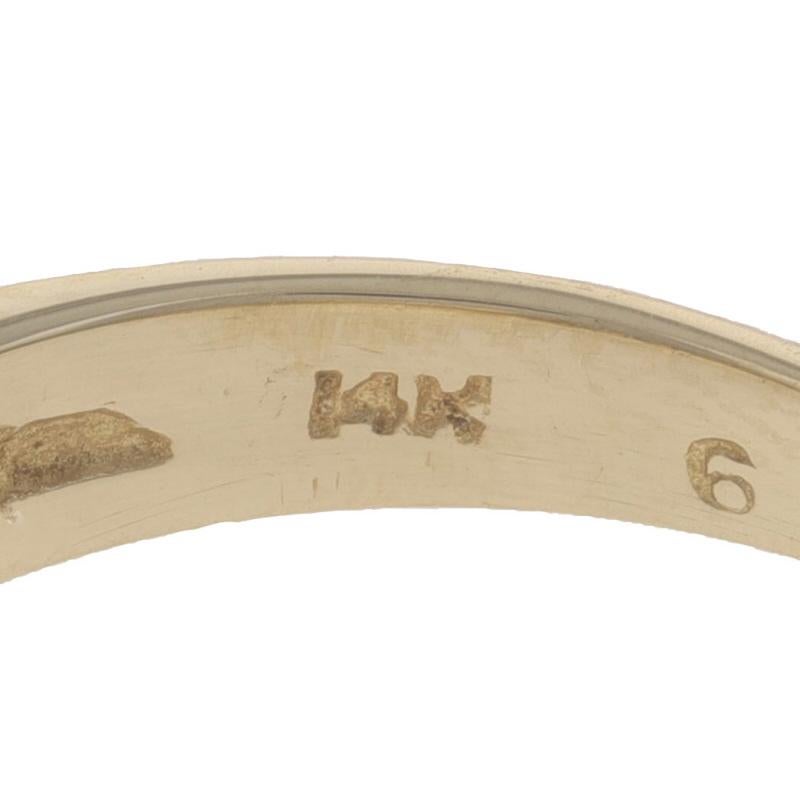 Yellow Gold Diamond Wedding Band - 14k Baguette .20ctw Channel Set Ring 2